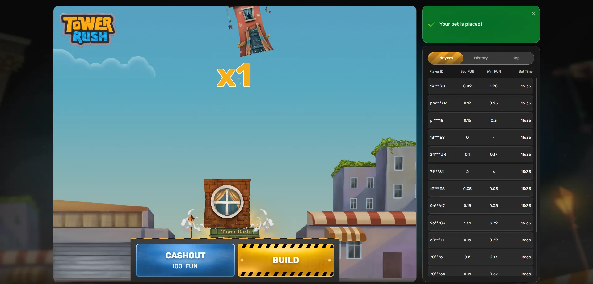 Deposit methods for Tower Rush real money play in India – UPI Paytm INR