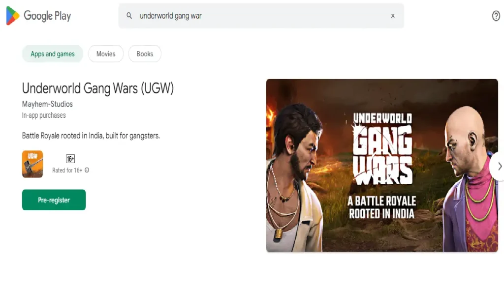Underworld Gang Wars (UGW) Pre Registration