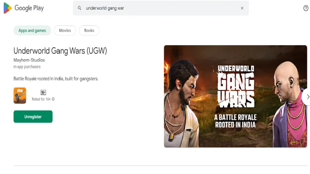 Underworld Gang Wars (UGW) Pre Registration